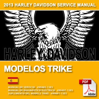 2013 Manual de Servicio Modelos Trike #99601-13ES