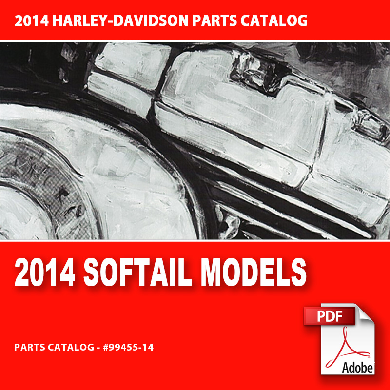 2014 Models Parts Catalog #99455-14 Motorcycle Manual Download