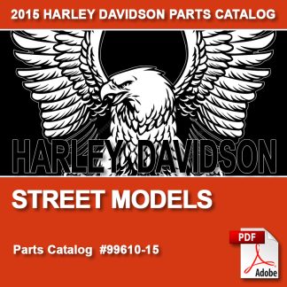 2015 Street Models Parts Catalog #99610-15