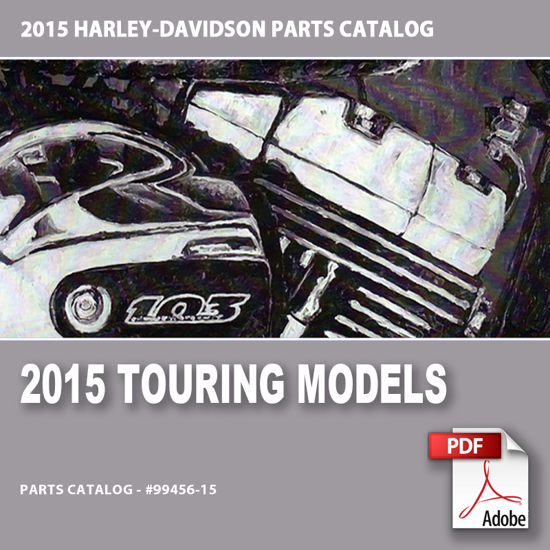 2015 Harley Davidson DYNA Models Parts Catalog & Electrical Diagnostic Manual NE 