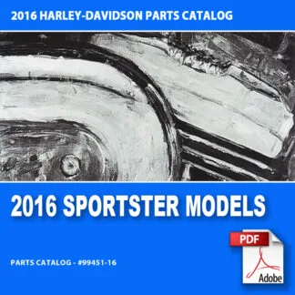 2016 Sportster Models Service Manual #99484-16A – Motorcycle