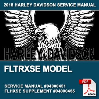 2018 FLTRXSE Models Service Manual Set #94000455