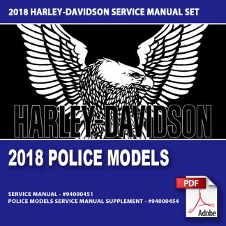 2018 Police Models Service Manual Set