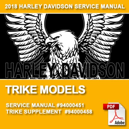2018 Trike Models Service Manual Set #94000458