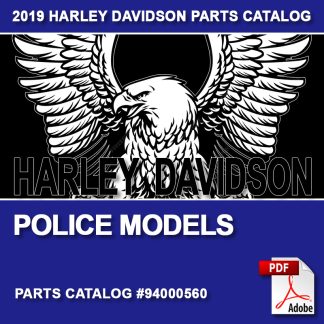 2019 Police Model Parts Catalog #94000560
