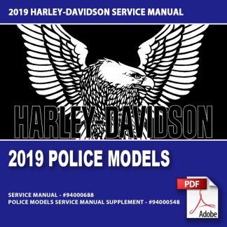 2019 Police Models Service Manual Set