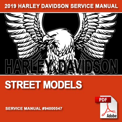 2019 Street Models Service Manual #94000547
