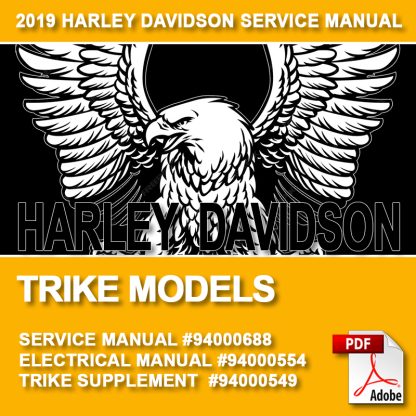 2019 Trike Models Service Manual Set #94000549