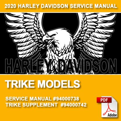 2020 Trike Models Service Manual Set #94000742 and #94000738