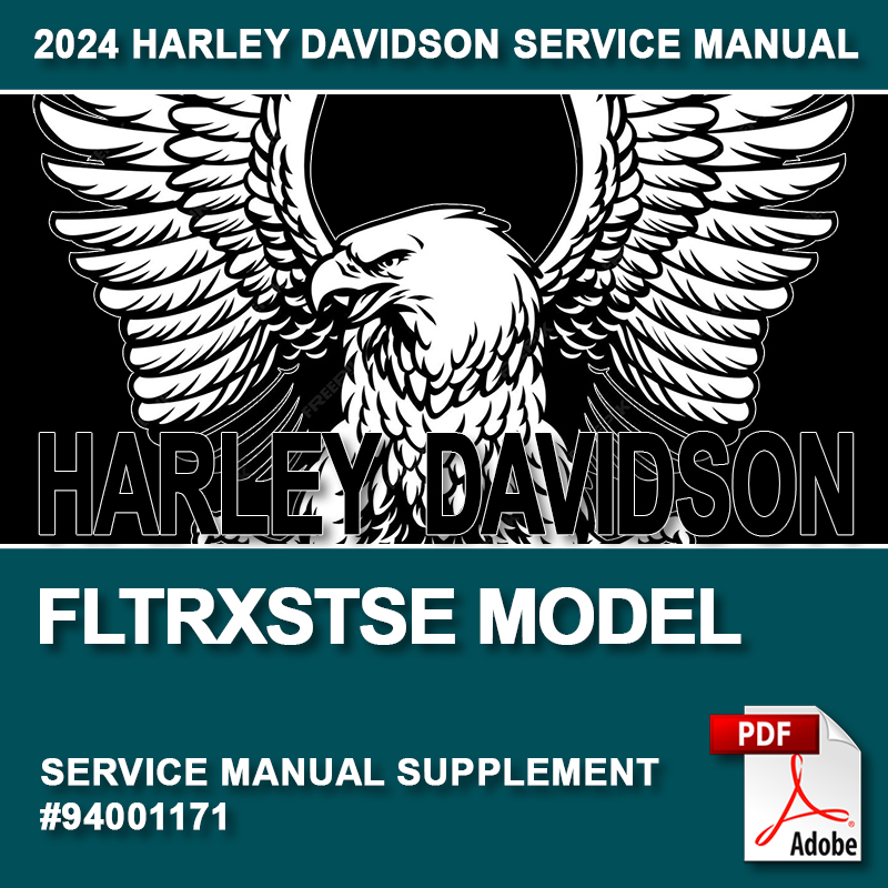 2024 FLTRXSTSE Model Service Manual Set 94001171 & #94001162