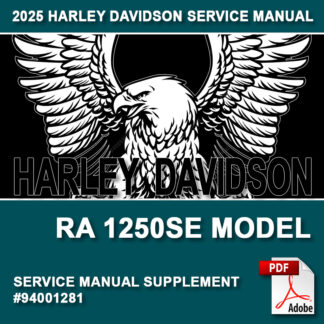 2025 Pan America CVO RA1250SE Model Service Manual Set #94001281 & #94001295