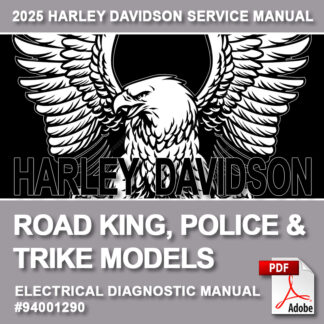2025 Road King, Police, Trike Electrical Diagnostic Manual #94001290