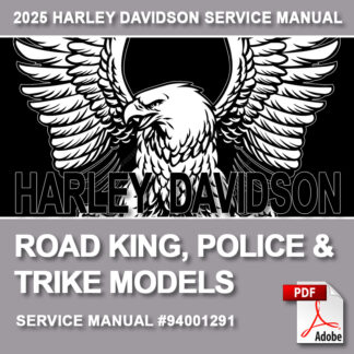 2025 Road King, Police, Trike Service Manual #94001291